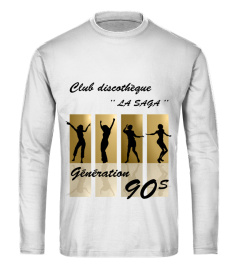 T-shirt génération 90s club La SAGA