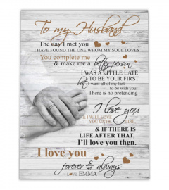 To My Husband - Canvas