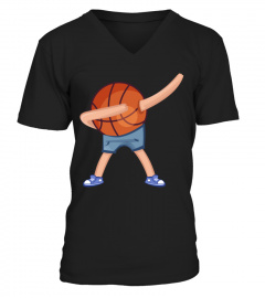 Dabbing Basketball Ball T shirt Kids Boys Dab Dance Gifts Tee