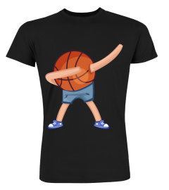 Dabbing Basketball Ball T shirt Kids Boys Dab Dance Gifts Tee