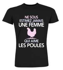 une femme qui aime les poules