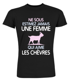 une femme qui aime les chèvres