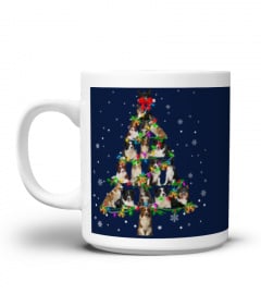 Border Collie-Christmas Tree