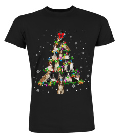 Border Collie-Christmas Tree