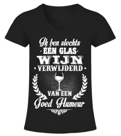 één glas wijn