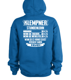 Stundenlohn - Klempner