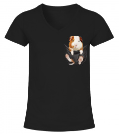 Guinea Pig In Pocket T shirt