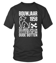 Gelukkig spelen honden met oude botten