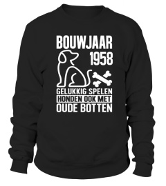 Gelukkig spelen honden met oude botten