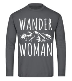 Damen WANDER WOMAN T-Shirt Berg Frauen Trekking Urlaub GeschenkGeschenke für Oma