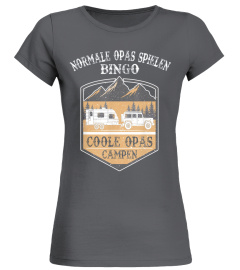 Coole Opas Campen Wohnwagen T Shirt  Camping 1
