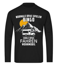 Herren Normale Opas Spielen Bingo Coole Opas Fahren Wohnmobil 