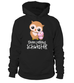 Kleine Lieblingsschwester Shirt Große Kleine Schwester Eulen