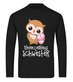 Kleine Lieblingsschwester Shirt Große Kleine Schwester Eulen