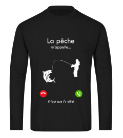 La pêche m'appelle - Teeshirt pêcheur