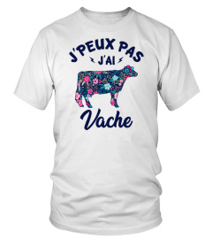 T-shirt j'peux pas j'ai vache