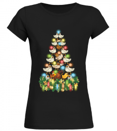 CHRISTMAS TEES FOR CHICKEN  LOVER