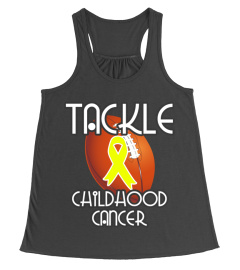 Childhood Cancer Shirt Awareness Survivor Support Tackle Hoodie