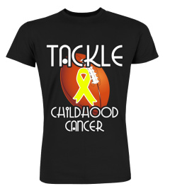 Childhood Cancer Shirt Awareness Survivor Support Tackle Hoodie