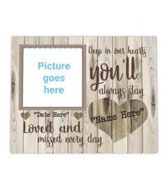 You'll Always Stay Memorial Canvas