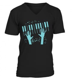Keyboard Piano T-Shirt for Men Women Kids