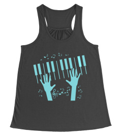 Keyboard Piano T-Shirt for Men Women Kids