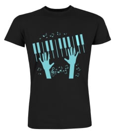 Keyboard Piano T-Shirt for Men Women Kids