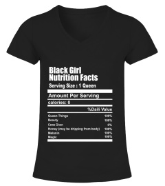 black girl nutrition facts T-Shirt