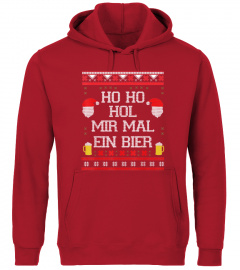 Ho Ho Hol Mir Mal Ein Bier Ugly Christmas Sweater Geschenk 