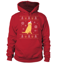 Ugly Christmas Golden Retriever Santa Pajamas Xmas Outfit 