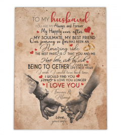 To My Husband - Canvas