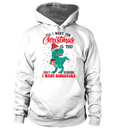 Dinosaurs Christmas Hat funny t shirt