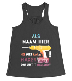Als "naam" het niet kan maken
