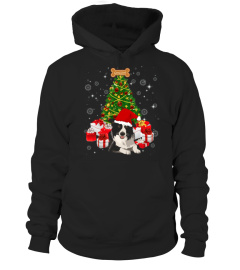 Border Collie Christmas Dog Lovers T-Shirt