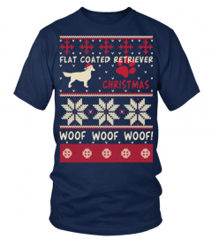 Flat Coated Retriever Christmas woof woof woof!