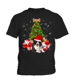 Border Collie Christmas Dog Lovers T-Shirt