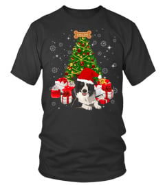 Border Collie Christmas Dog Lovers T-Shirt