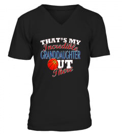 Awesome Basketball Granddaughter, Grandma &amp; Grandpa T-Shirt