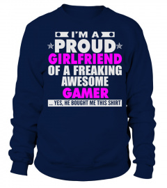GIRLFRIEND OF AWESOME GAMER T SHIRTS