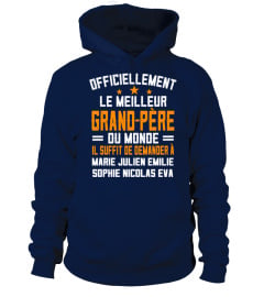 OFFICIELLEMENT LE MEILLEUR GRAND-PÈRE DU MONDE TSHIRT PERSONNALISÉ