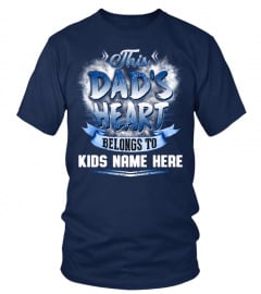 THIS DAD'S HEART  BELONGS TO