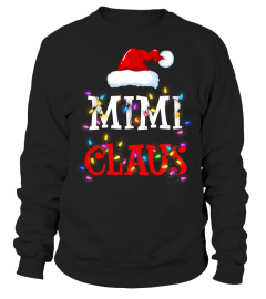 Mimi claus lights christmas family matching pajama, mimi gift, christmas sweater