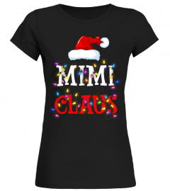 Mimi claus lights christmas family matching pajama, mimi gift, christmas sweater
