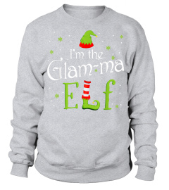 I'm The Glam-ma Elf Christmas Gift Idea Xmas Family T-Shirt