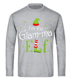 I'm The Glam-ma Elf Christmas Gift Idea Xmas Family T-Shirt