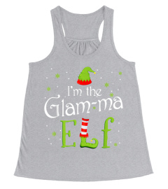 I'm The Glam-ma Elf Christmas Gift Idea Xmas Family T-Shirt