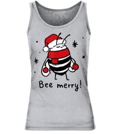 Bee Merry Shirt Funny Christmas Gifts Bee Merry Lover T-Shirt