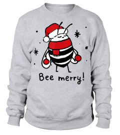 Bee Merry Shirt Funny Christmas Gifts Bee Merry Lover T-Shirt