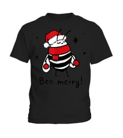 Bee Merry Shirt Funny Christmas Gifts Bee Merry Lover T-Shirt