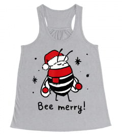 Bee Merry Shirt Funny Christmas Gifts Bee Merry Lover T-Shirt
